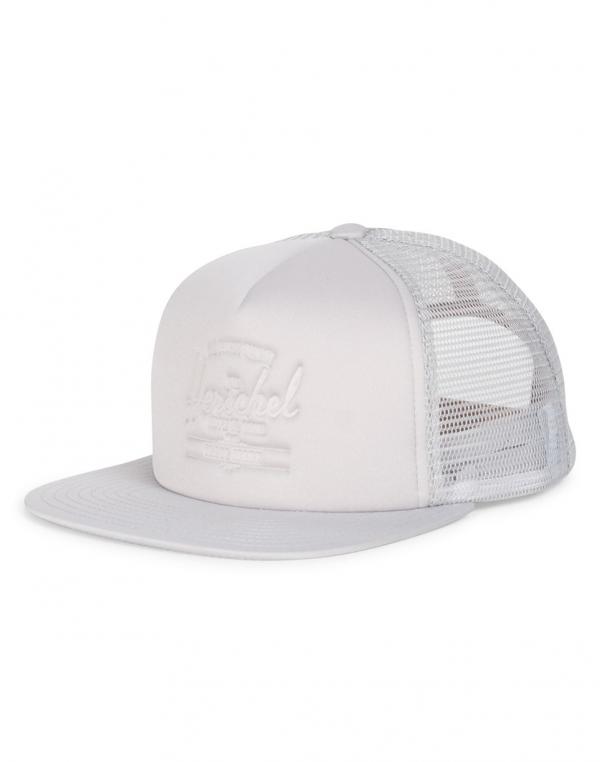 Kšiltovka Herschel Supply Whaler Mesh Wolf Grey Deboss