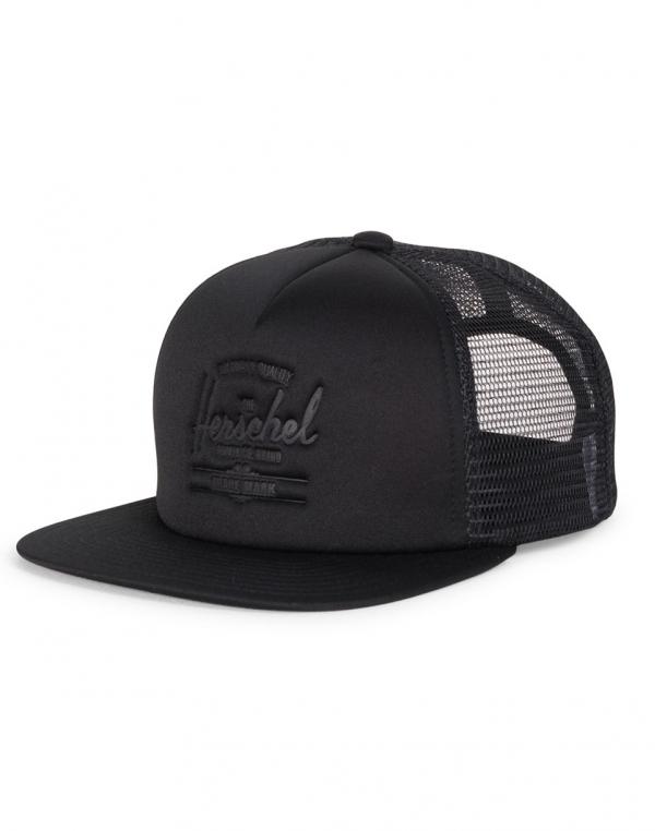 Kšiltovka Herschel Supply Whaler Mesh Black Deboss