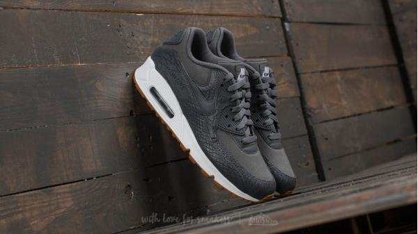 Nike Wmns Air Max 90 Premium Dark Grey/ Dark Grey-Gum Yellow