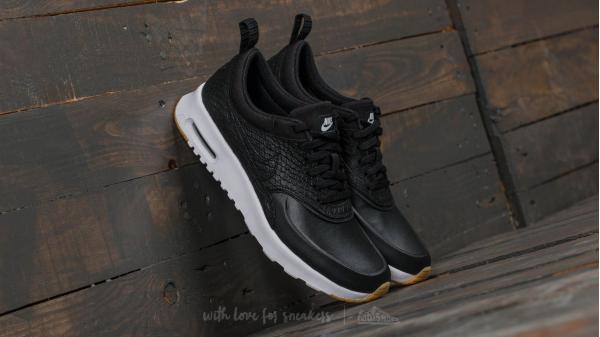 Nike Wmns Air Max Thea Premium Black/ Black-Gum Yellow-White