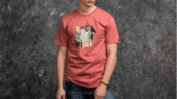 Undefeated Patchwork Strike Tee Rose