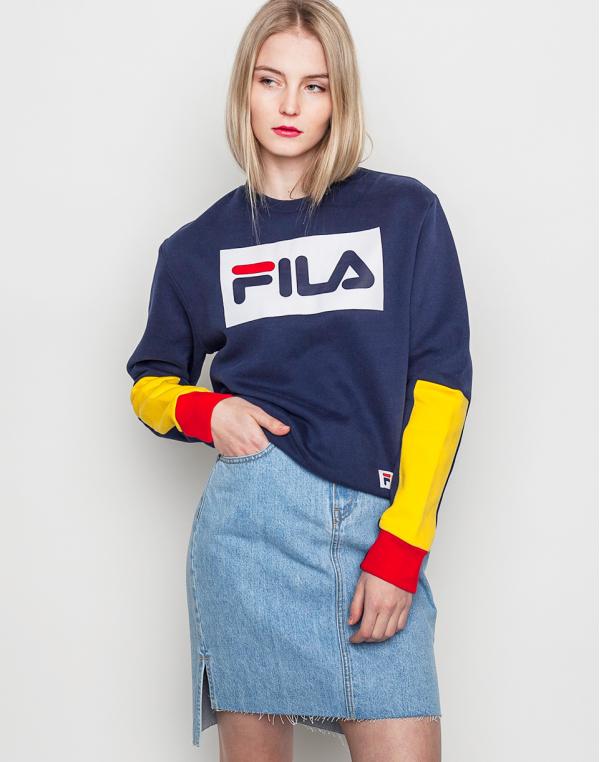 Mikina Fila La Sweat Shirt 410 Peacoat