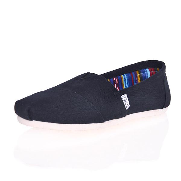 Espadrij Toms Original Classics Black Canvas