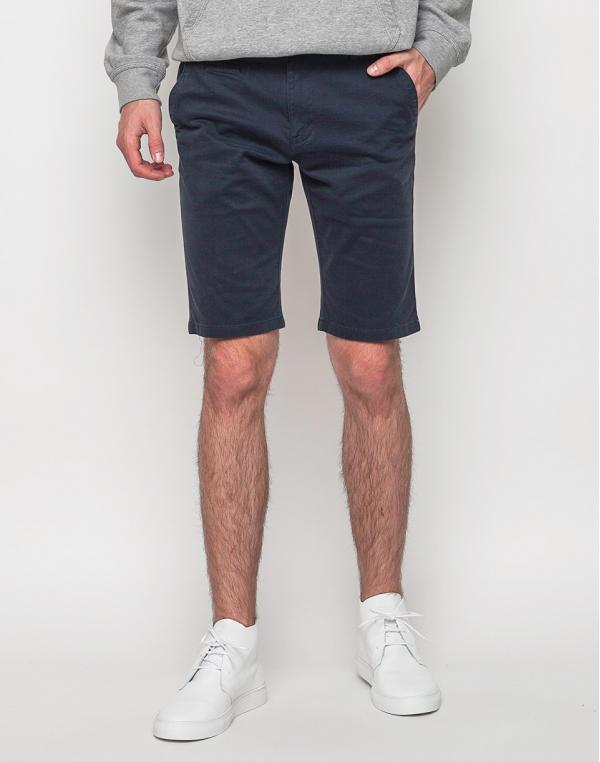 Knowledge Cotton Stretch Chino Shorts Total Eclipse 34