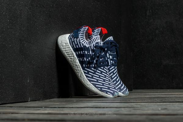 adidas NMD_R2 Primeknit Collegiate Navy/ Collegiate Green/ Ftw White