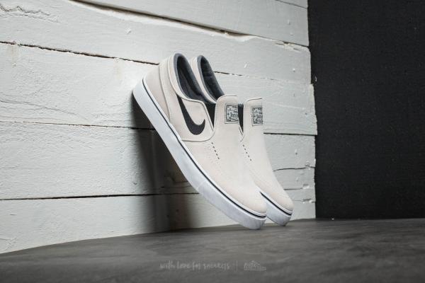 Nike Zoom Stefan Janoski Slip On Light Bone/ Black-White-Black