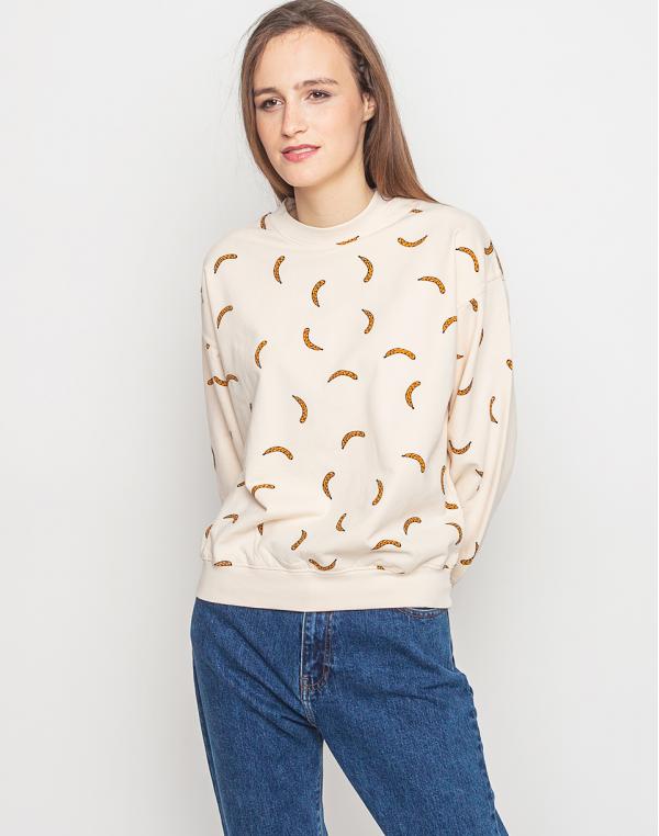 Mikina Thinking MU Bananas Full ECRU