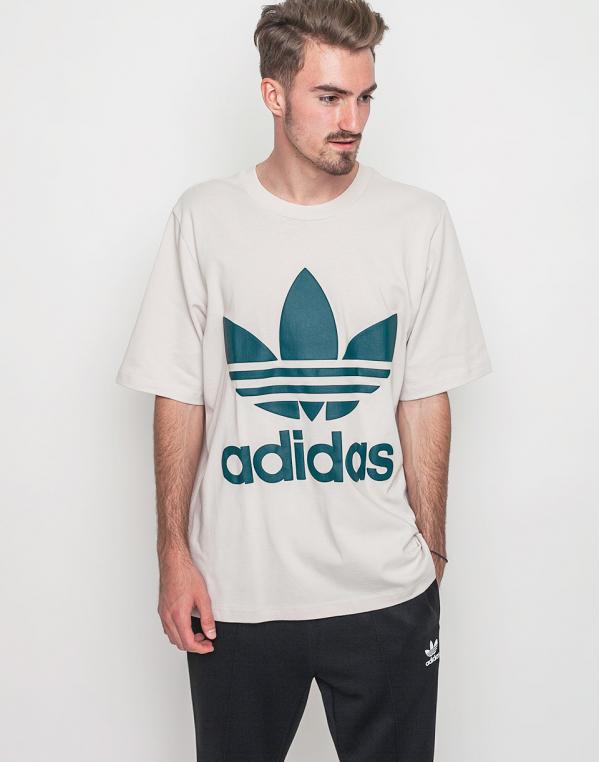 Logo tee Adidas Originals Boxy Clear Brown