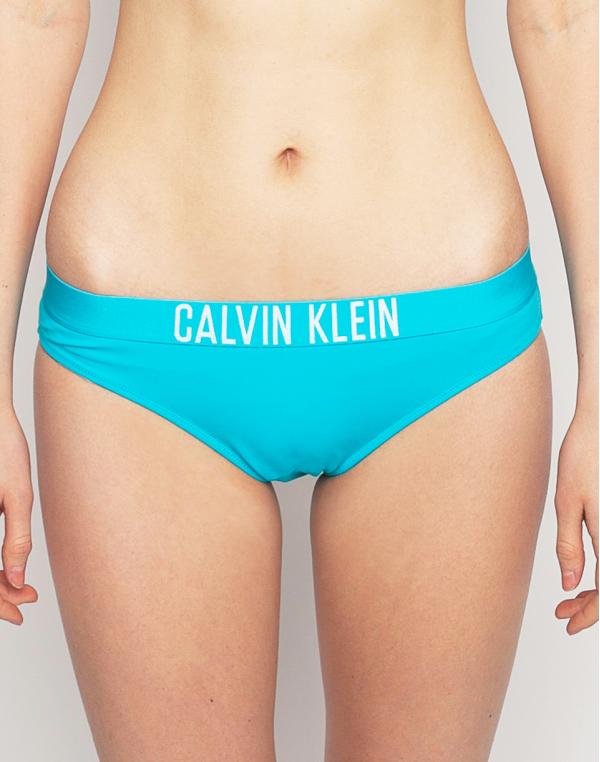 Plavky Calvin Klein Classic Bikini-HR Blue Radiance