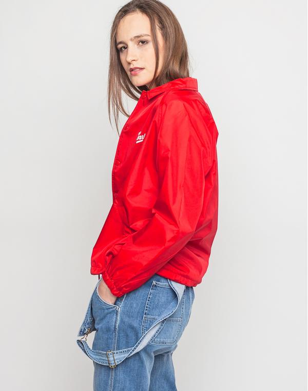 Bunda Carhartt WIP Strike Coach Chili / White