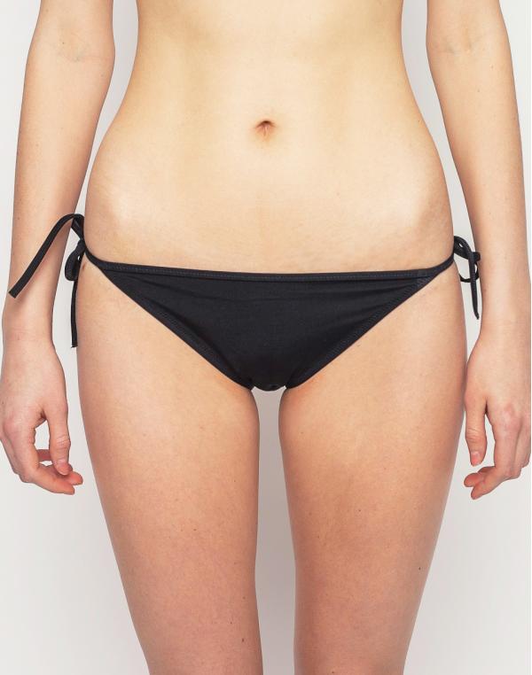 Plavky Calvin Klein String Side Tie Bikini-LR Black