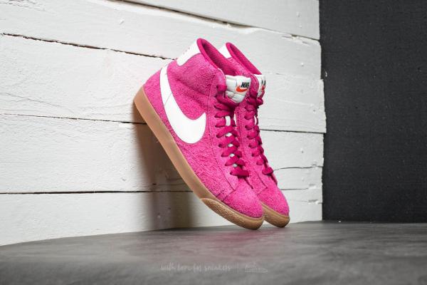 Nike Wmns Blazer Mid Suede Vintage Sport Fuchsia/ Sail-Sail