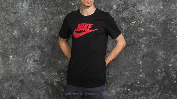 Nike Sportswear Icon Futura Tee Black/ Team Red