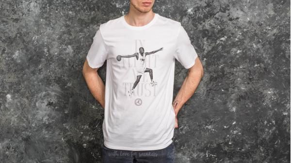 Jordan AJ7 In Flight We Trust Tee White