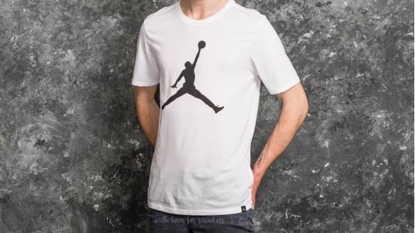 Jordan Sportswear Iconic Jumpman Logo Tee White/ Black