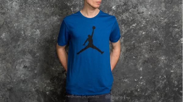 Jordan Sportswear Iconic Jumpman Logo Tee Blue/ Black