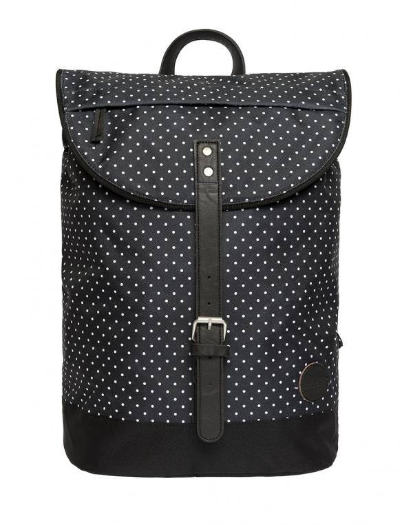 Batoh Enter City Hiker Black / White Polka Dot / Black Base