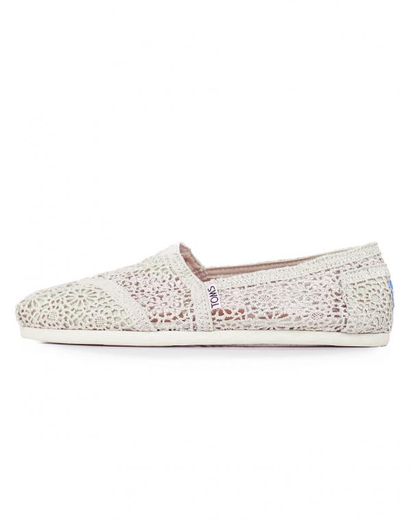 Espadrij Toms Classic Natural Moroccan Crochet