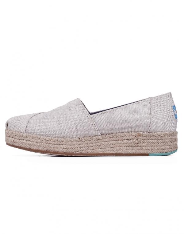 Toms Platform Alpargata Natural Yarn Dye 37