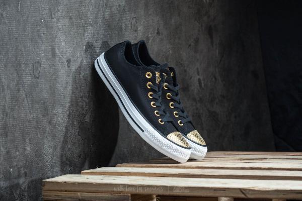 Converse Chuck Taylor All Star OX Black/ Gold/ White