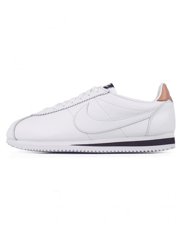 Sneakers - tenisky Nike Classic Cortez Leather SE White / White - Black - Vachetta Tan