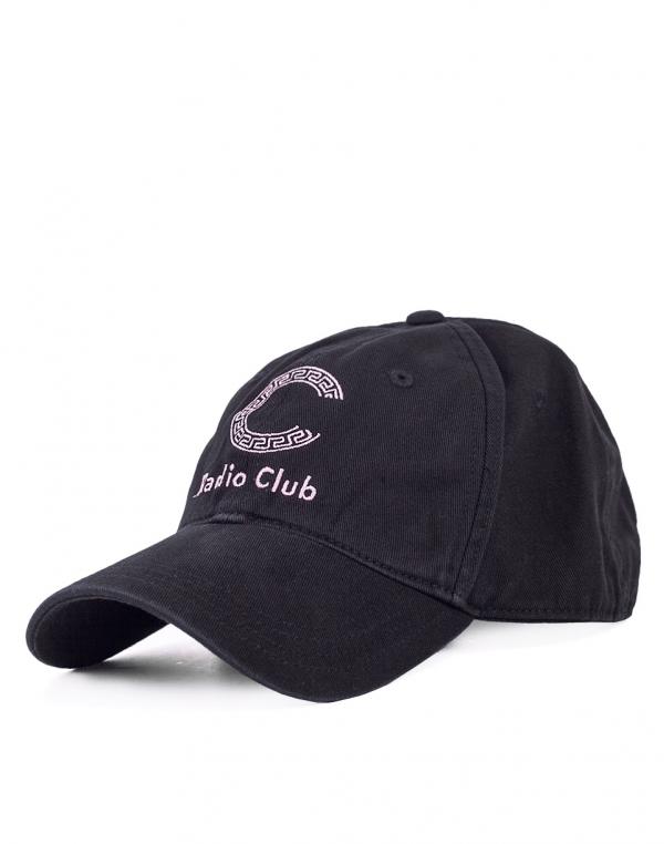 Kšiltovka Carhartt WIP Radio Club Logo Black / Vegas Pink