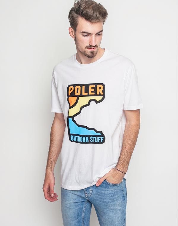 Poler Geo Bear White L