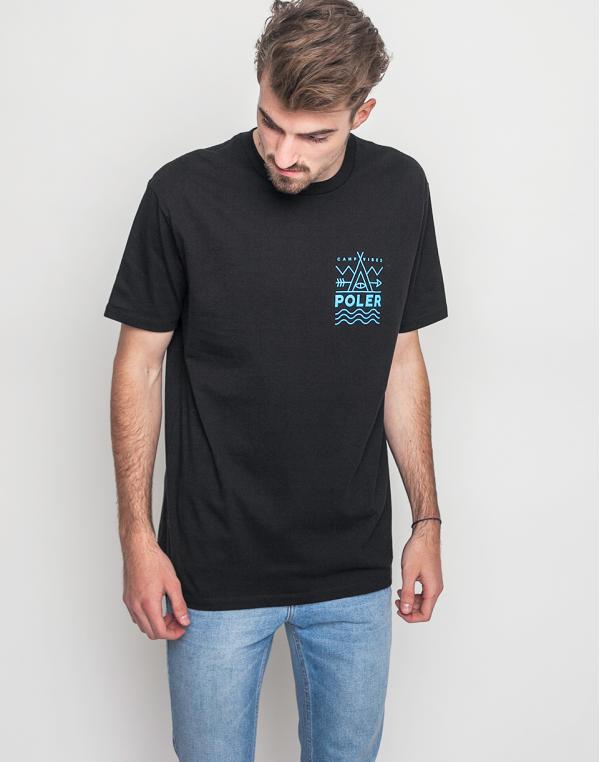 Logo tee Poler Land And Sea BLACK
