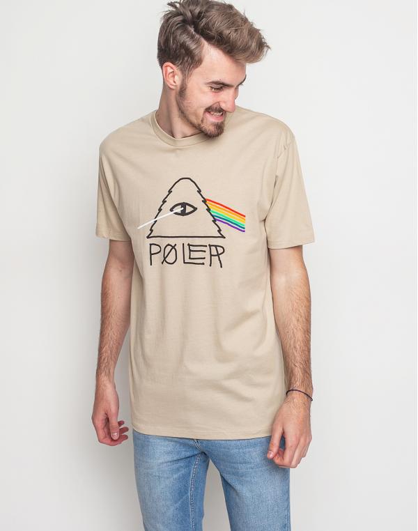 Logo tee Poler Psychedelic Khaki