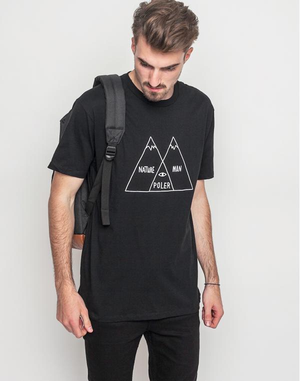 Logo tee Poler Venn Black