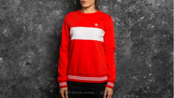 adidas Sweatshirt Core Red/ White