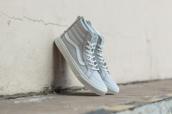 Vans Sk8-Hi Slim Zip (Leather) Wind Chime/ Blanc De Blanc