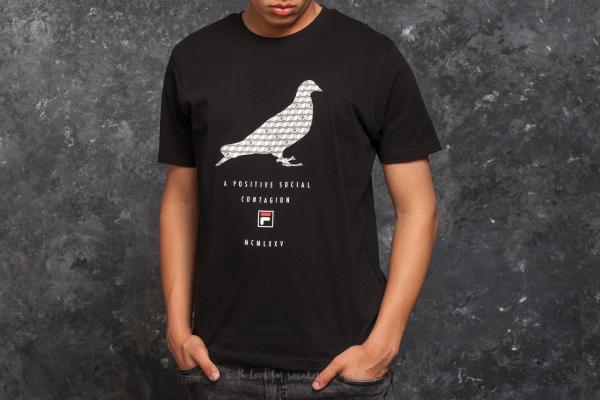 Staple x FILA Pigeon Fill Tee Black