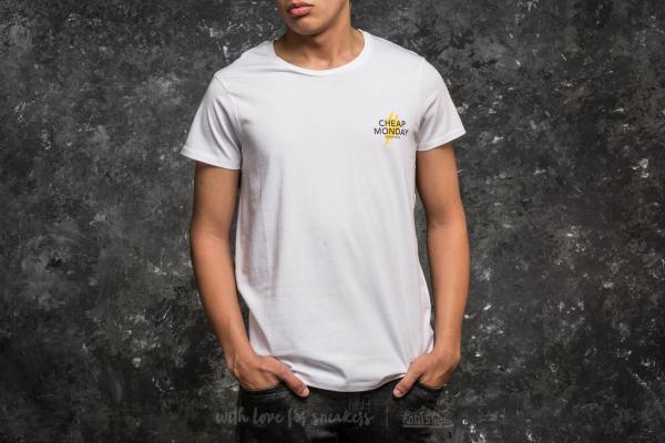 Cheap Monday Small Bolt Cap Tee White