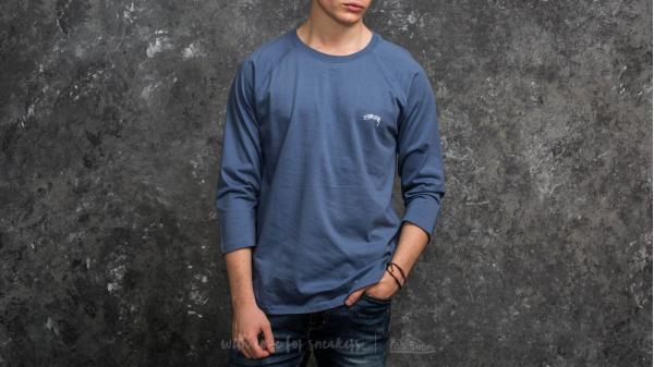 Stüssy Laguna Dot Raglan Jersey Navy