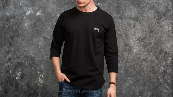Stüssy Laguna Dot Raglan Jersey Black