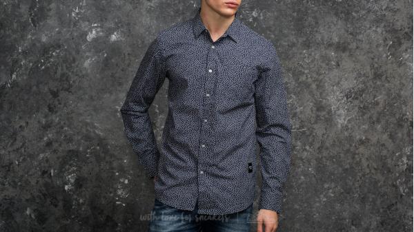 Wemoto Ohata Shirt Navy Blue