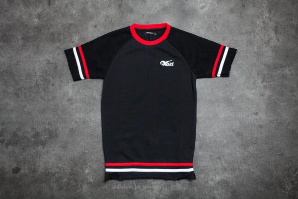 Pink Dolphin Short Sleeve Rare Crewneck Black