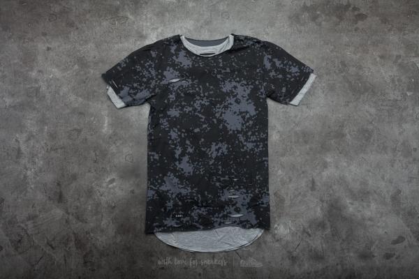 Cayler & Sons CSBL Deuces Long Layer Tee Black Camo/ Heather Grey