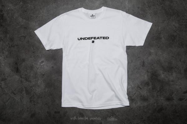 Undefeated Black Box Tee White