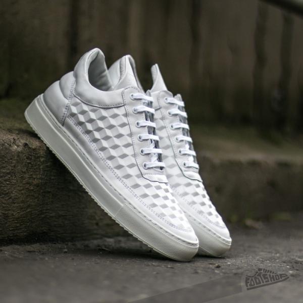 Filling Pieces Low Top 3D Cubic White