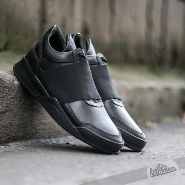 Filling Pieces Low Top Elastic Black