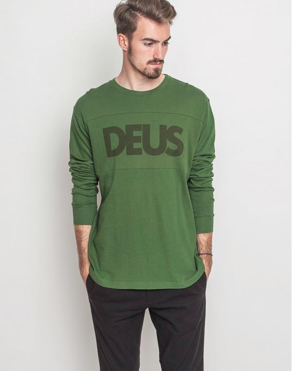 Logo tee Deus Ex Machina All Caps Jersey Pine