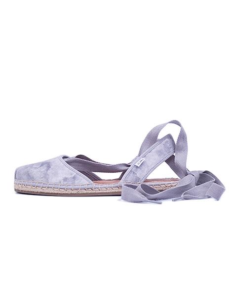 Sandály Toms Bella Espadrille dove grey washed suede