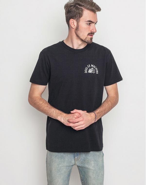 Logo tee Deus Ex Machina Enthusiasm Black