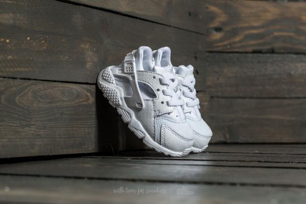 Nike Huarache Run (TD) White/ White-Pure Platinum