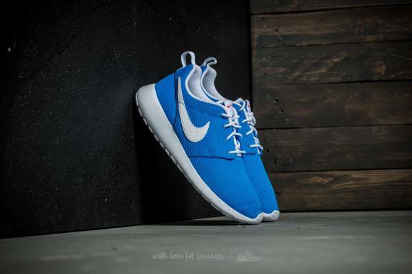 Nike Roshe One (GS) Photo Blue/ White-Safety Orange