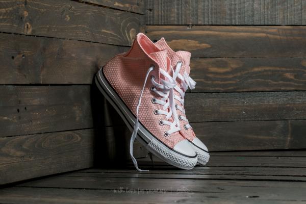 Converse Chuck Taylor All Star Hi White/ Vapor Pink/ White
