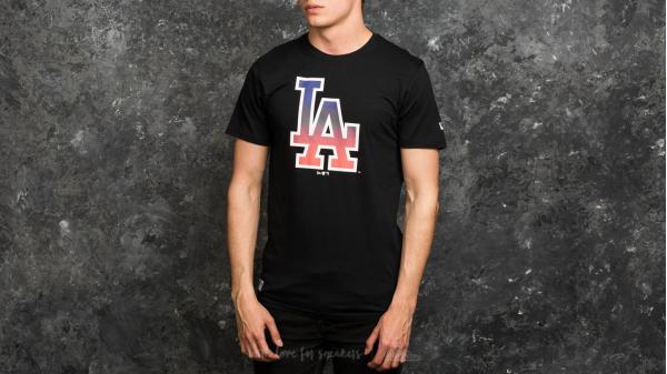 New Era West Coast Los Angeles Dodgers Logo Tee Black