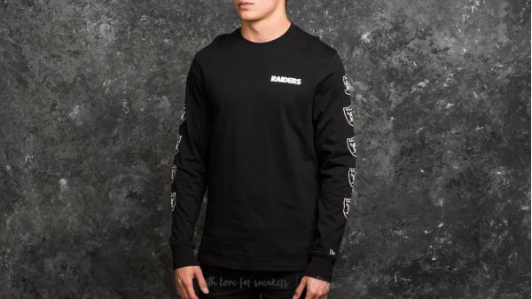New Era Team APP Longsleeve Oakland Raiders Tee Black